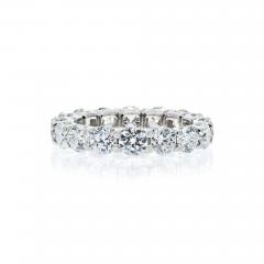PLATINUM 4 11CTTW ROUND CUT DIAMOND ETERNITY ETERNITY BAND - 2474312