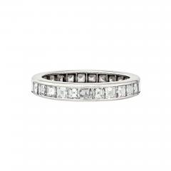 PLATINUM 4 CARAT PRINCESS CUT DIAMOND ETERNITY ETERNITY BAND - 2304431