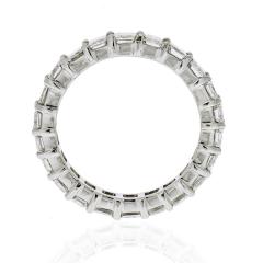 PLATINUM 6 CARAT EMERALD CUT DIAMOND ETERNITY BAND - 2153030