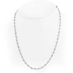 PLATINUM 7 CARAT 17 INCHES DIAMOND BY THE YARD NECKLACE - 3049529