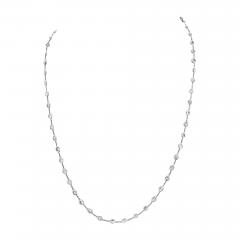 PLATINUM 7 CARAT 17 INCHES DIAMOND BY THE YARD NECKLACE - 3052478