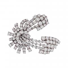 PLATINUM 8 00 CARAT DIAMOND SPRAY BROOCH - 2293090