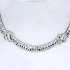 PLATINUM COLLAR BRIDAL NECKLACE - 2956739