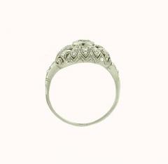 PLATINUM DIAMOND EDWARDIAN FILIGREE ENGAGMENT RING - 2621093