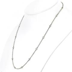 PLATINUM OLD MINE DIAMOND BY THE YARD CHAIN 2 75CTTW NECKLACE - 3049522