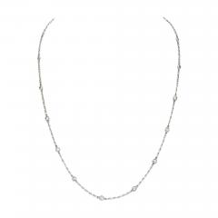 PLATINUM OLD MINE DIAMOND BY THE YARD CHAIN 2 75CTTW NECKLACE - 3052476