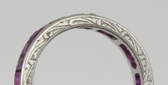 PLATINUM RUBY ETERNITY BAND - 2711083