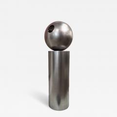 POL BURY Sph re Trou e Sur un Cylindre - 4796179