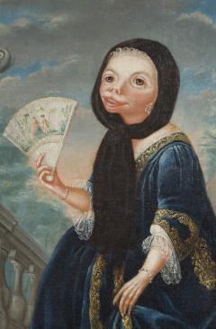 PORTRAIT OF AN ARISTOCRATIC YOUNG LADY - 3424436