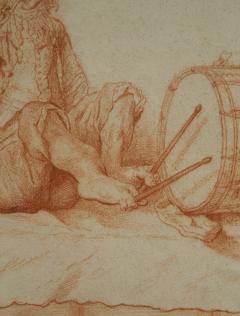 PORTRAIT OF AN ARMLESS MUSICIAN PERFORMER PROBABLY REPRESENTING JOHN VALERIUS - 3424419