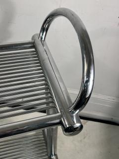 POST MODERN CHROME BAR CART - 3361192