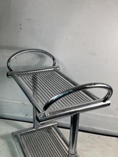 POST MODERN CHROME BAR CART - 3361194