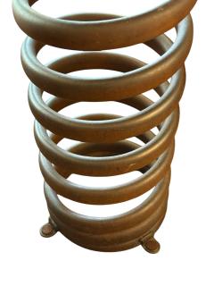 POST MODERN METAL SPRING COIL BAR STOOLS - 4552417