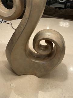 POST MODERN PLASTER SWIRL DESIGN LAMPS - 3710110