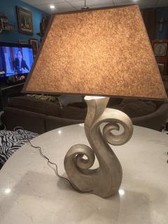 POST MODERN PLASTER SWIRL DESIGN LAMPS - 3710112