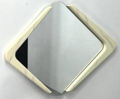 POST MODERNIST LACQUERED BOOMERANG WALL MIRROR - 3480854