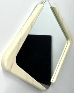 POST MODERNIST LACQUERED BOOMERANG WALL MIRROR - 3480857