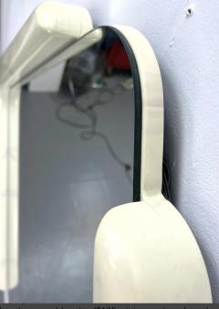 POST MODERNIST LACQUERED BOOMERANG WALL MIRROR - 3480858