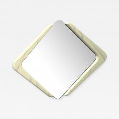 POST MODERNIST LACQUERED BOOMERANG WALL MIRROR - 3482395
