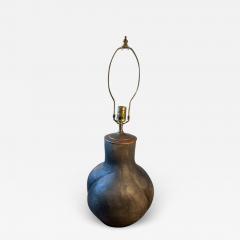 POST MODERNIST ORGANIC BRUTALIST FORM POTTERY LAMP - 2487278