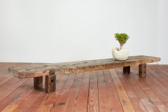 PRIMITIVE FRENCH BENCH COFFEE TABLE - 3662999