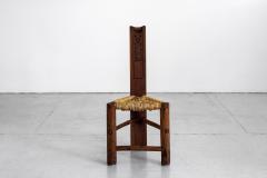 PRIMITIVE RUSHED CHAIR - 1398094
