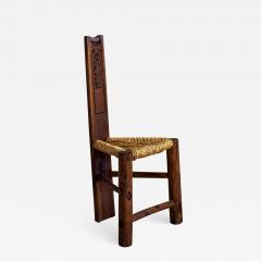 PRIMITIVE RUSHED CHAIR - 1401606