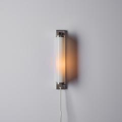 Paavo Tynell 1930s Finnish Cylindrical Glass Plug in Wall Lamp in the Manner of Paavo Tynell - 4104552