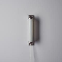 Paavo Tynell 1930s Finnish Cylindrical Glass Plug in Wall Lamp in the Manner of Paavo Tynell - 4104553