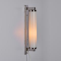 Paavo Tynell 1930s Finnish Cylindrical Glass Plug in Wall Lamp in the Manner of Paavo Tynell - 4104558