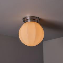 Paavo Tynell 1940s Finnish Geometric Glass and Metal Lamp in the Manner of Paavo Tynell - 4587599