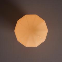 Paavo Tynell 1940s Finnish Geometric Glass and Metal Lamp in the Manner of Paavo Tynell - 4587603