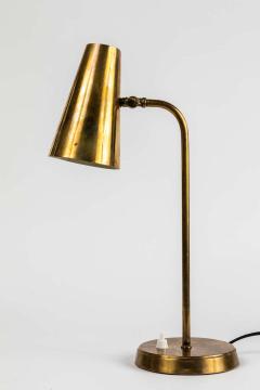 Paavo Tynell 1950s Finnish Brass Table Lamp in the Manner of Paavo Tynell - 1405116