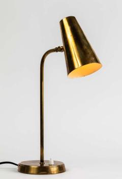 Paavo Tynell 1950s Finnish Brass Table Lamp in the Manner of Paavo Tynell - 1405122