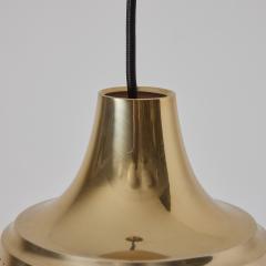 Paavo Tynell 1950s Finnish Perforated Brass Pendant In The Manner of Paavo Tynell - 3584816