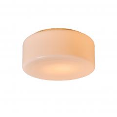 Paavo Tynell 1950s Idman Model 80114 Glass Flush Mount Attributed to Paavo Tynell - 4104610