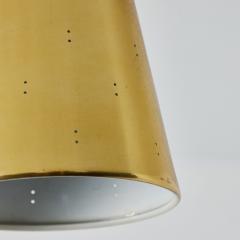 Paavo Tynell 1950s Perforated Brass Ceiling Lamp Attributed to Paavo Tynell - 3425747