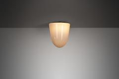 Paavo Tynell 80112 20 Milk Glass Ceiling Light by Paavo Tynell for Idman Oy Finland 1950s - 4350709