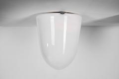 Paavo Tynell 80112 20 Milk Glass Ceiling Light by Paavo Tynell for Idman Oy Finland 1950s - 4350713
