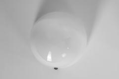 Paavo Tynell 80112 20 Milk Glass Ceiling Light by Paavo Tynell for Idman Oy Finland 1950s - 4350716
