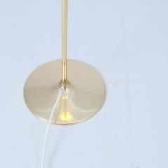 Paavo Tynell A Paavo Tynell Perforated Brass and Leather Floor Lamp Model 9607 Taito 1950s - 4308016