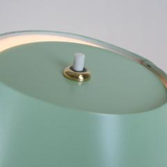 Paavo Tynell A Pair of Green Brass Paavo Tynell Table Lamps Model 9227 Idman Oy 1950s - 4649332