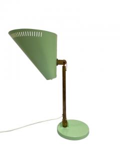 Paavo Tynell A Turqoise Mint Green Paavo Tynell Table Lamp Model 9222 Idman 1950s - 3994382