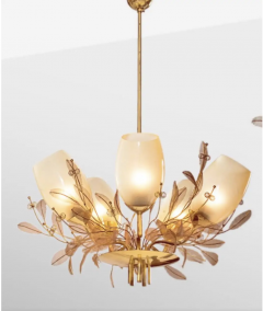 Paavo Tynell A pair of Chandeliers Model 9029 5 by Paavo Tynell for Taito Oy - 4184166
