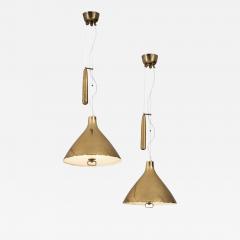 Paavo Tynell A pair of large pendants by Paavo Tynel for Taito Oy  - 2237422