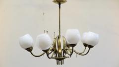 Paavo Tynell Brass Chandelier by Paavo Tynell For Limburg - 1570844