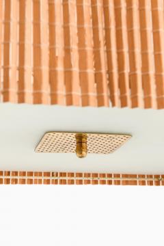 Paavo Tynell Ceiling Lamp in Brass and Glass by Paavo Tynell 1940s - 4565019