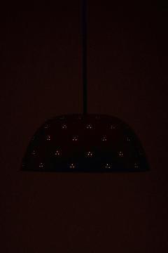 Paavo Tynell Ceiling Lamp in Brass and Glass by Paavo Tynell 1950s - 4565018