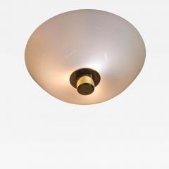 Paavo Tynell Classic Paavo Tynell Ceiling Lamp 2098N in Brass and Opaline Glass Idman 1950s - 4241958