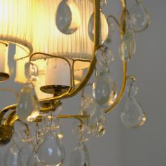 Paavo Tynell Classic Paavo Tynell Crystal Brass Chandelier Model 1487 Taito 1940s - 4737741